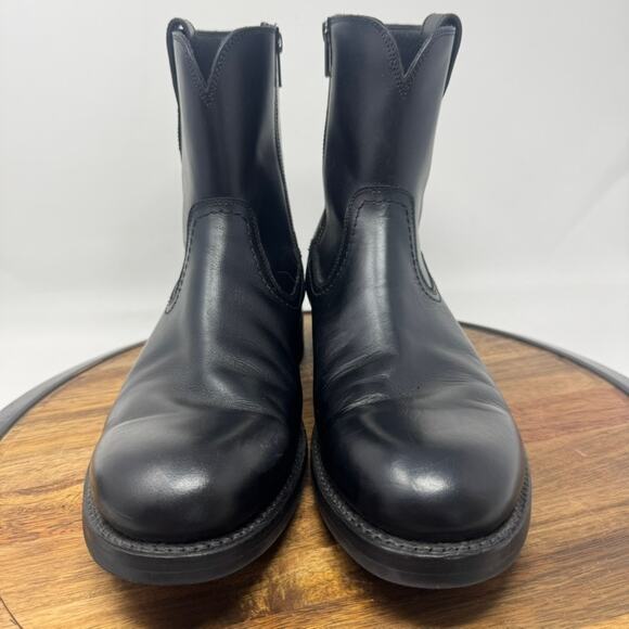 Wolverine Blvd Pull-On Zip Boot W990095 Mens Black Casual 9D - Picture 2 of 10